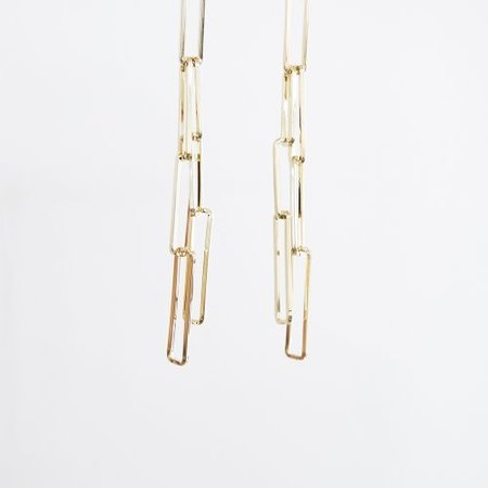 SQUARE CHAIN EARRING